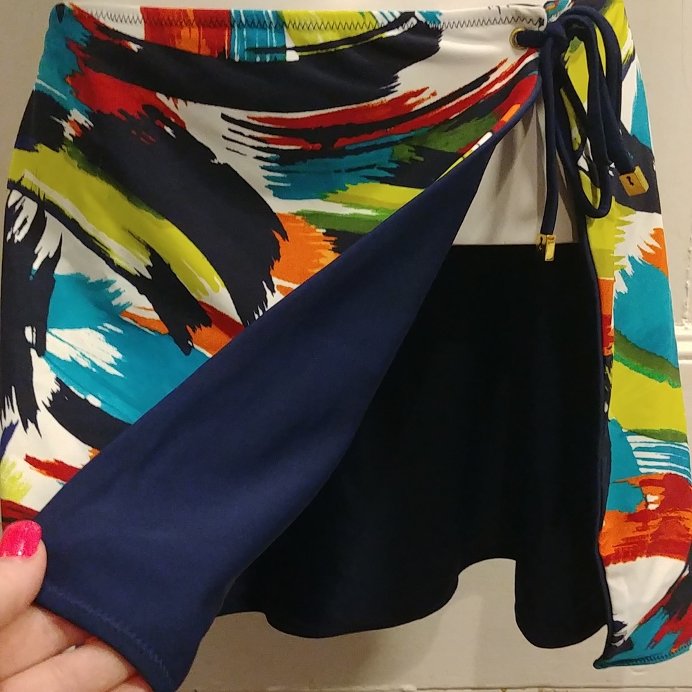 NWT Swim Skirt Reversible Coverup